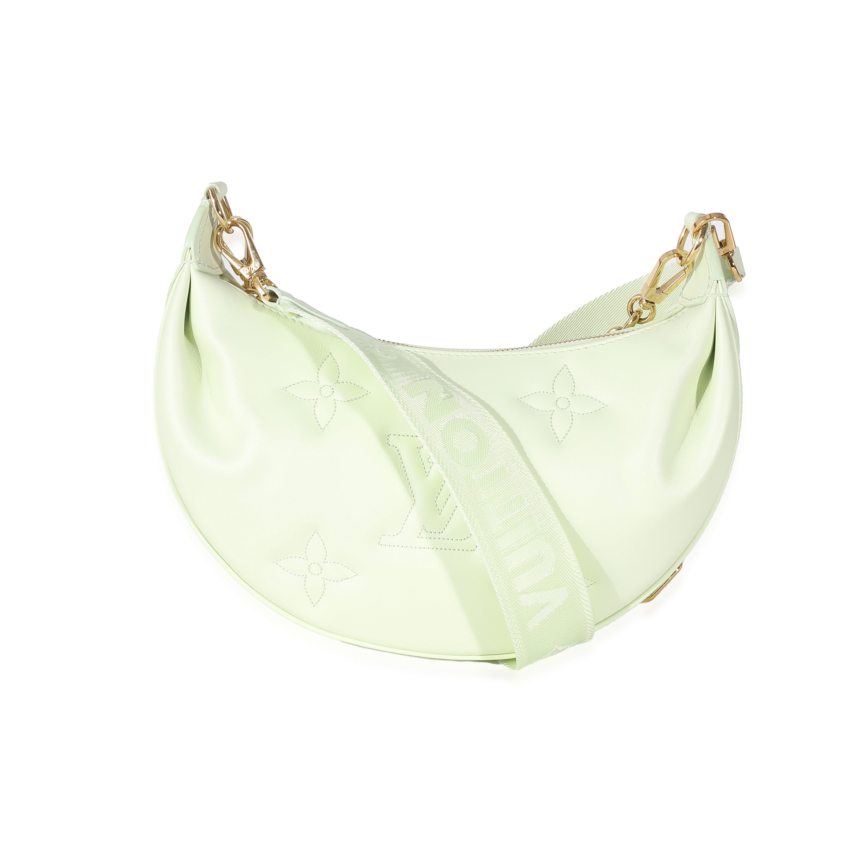 Louis Vuitton Louis Vuitton Light Green Bubblegram Calfskin Over The Moon