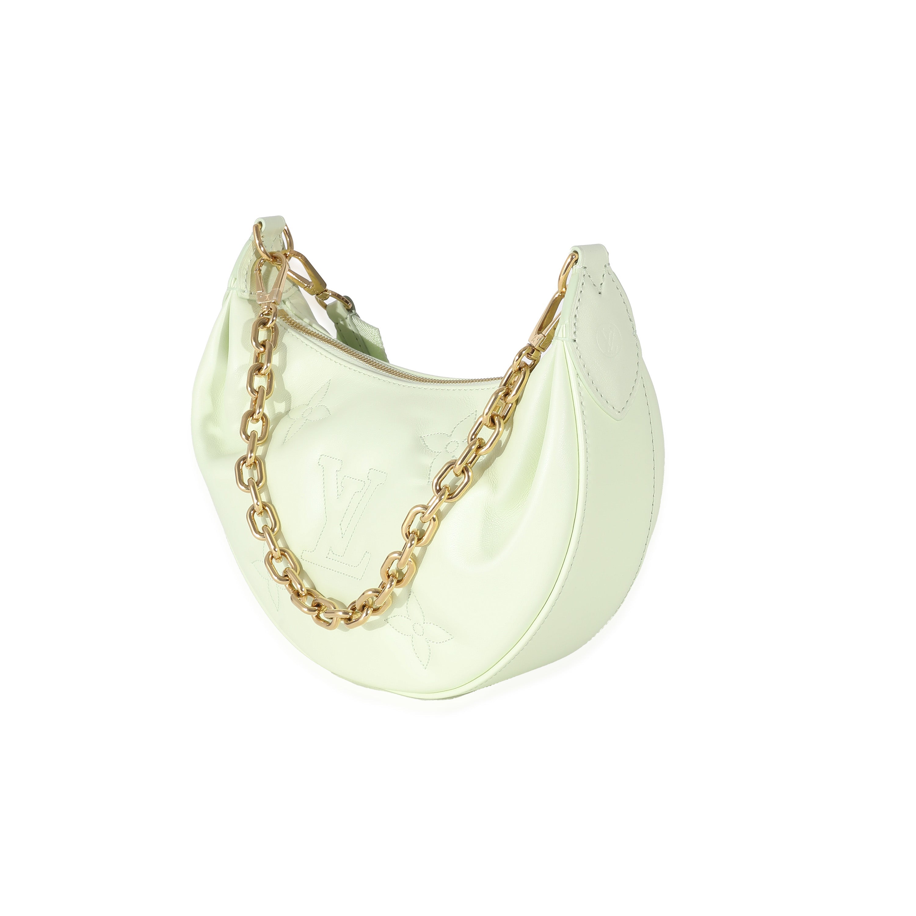 Louis Vuitton Louis Vuitton Light Green Bubblegram Calfskin Over The Moon