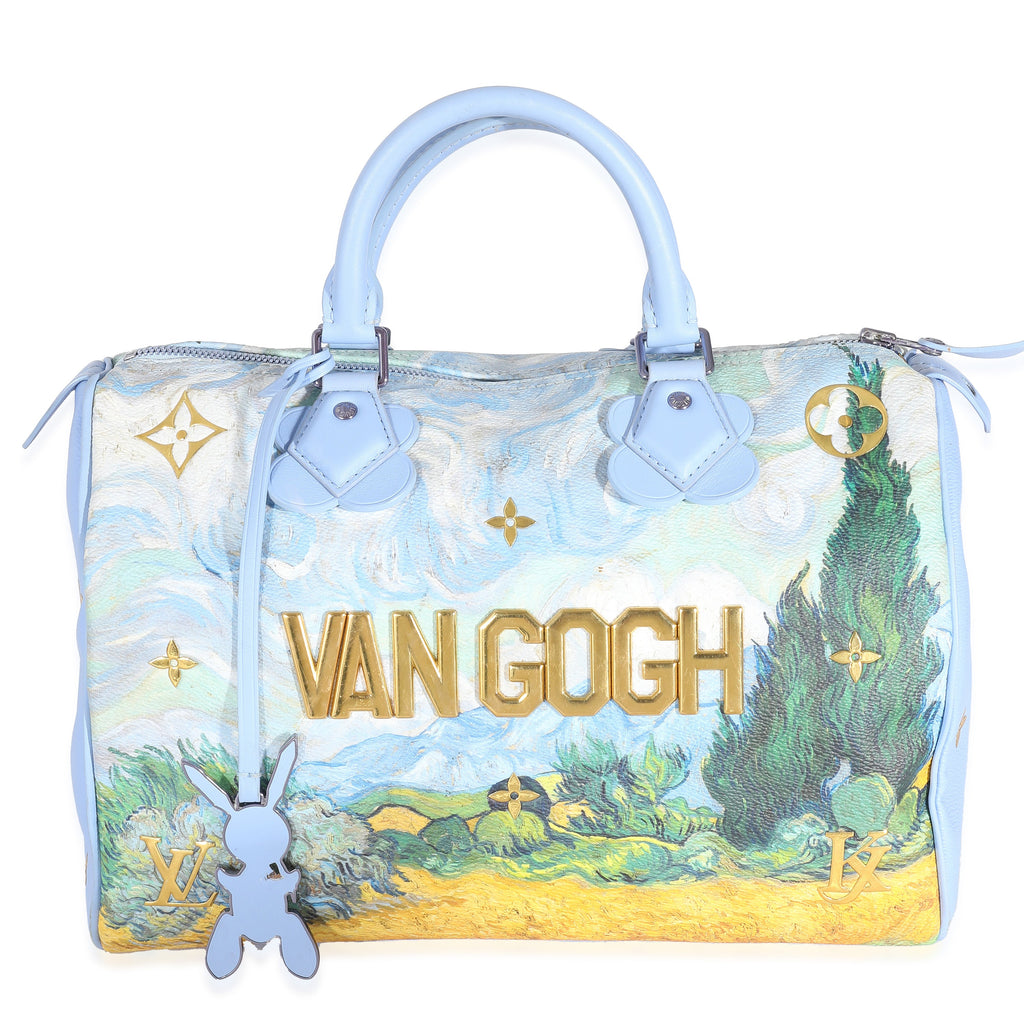 Louis Vuitton Louis Vuitton x Jeff Koons Masters Van Gogh Canvas Speedy 30