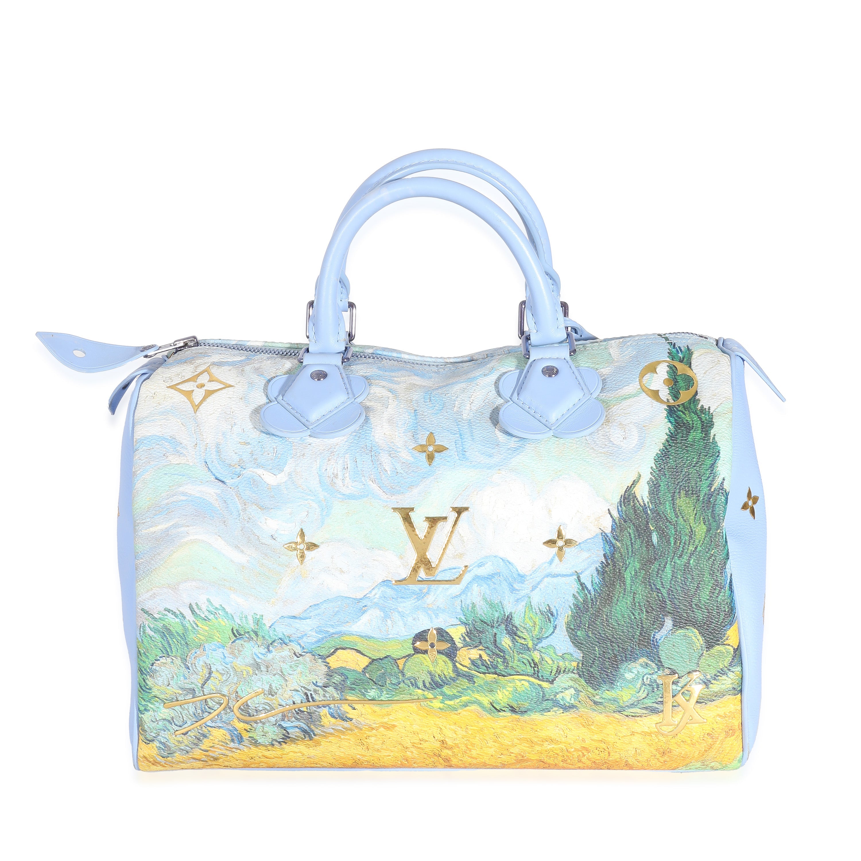 Louis Vuitton Louis Vuitton x Jeff Koons Masters Van Gogh Canvas Speedy 30
