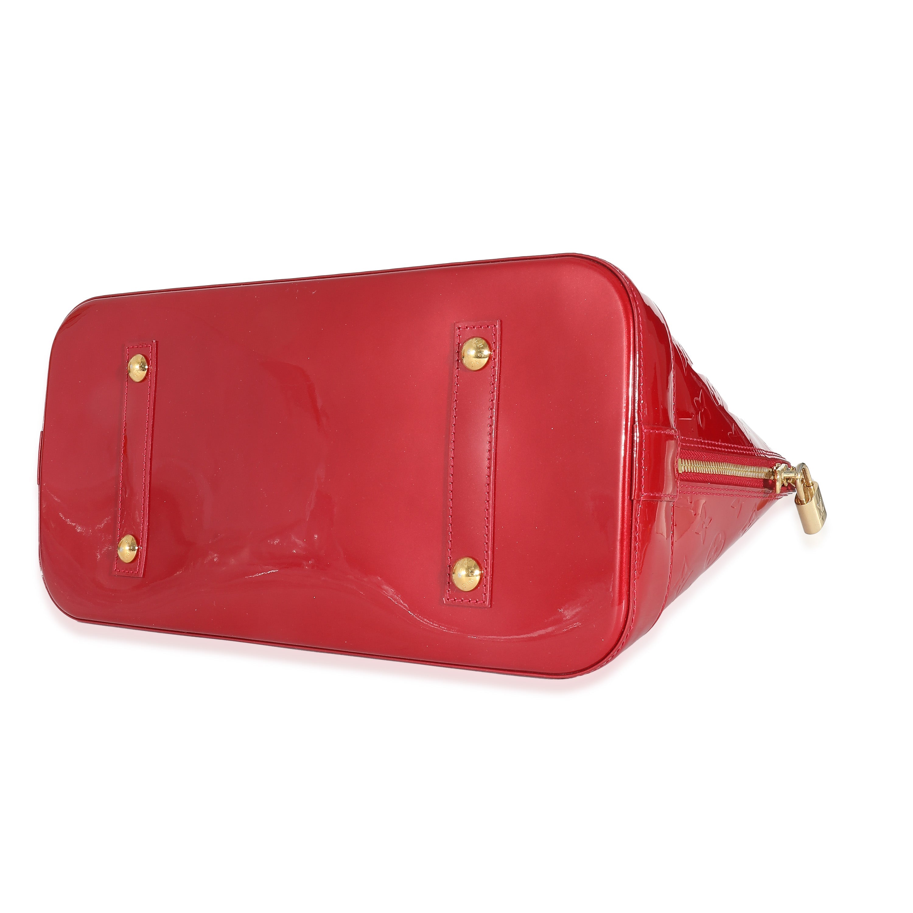 Louis Vuitton Louis Vuitton Pomme dAmour Monogram Vernis Alma GM