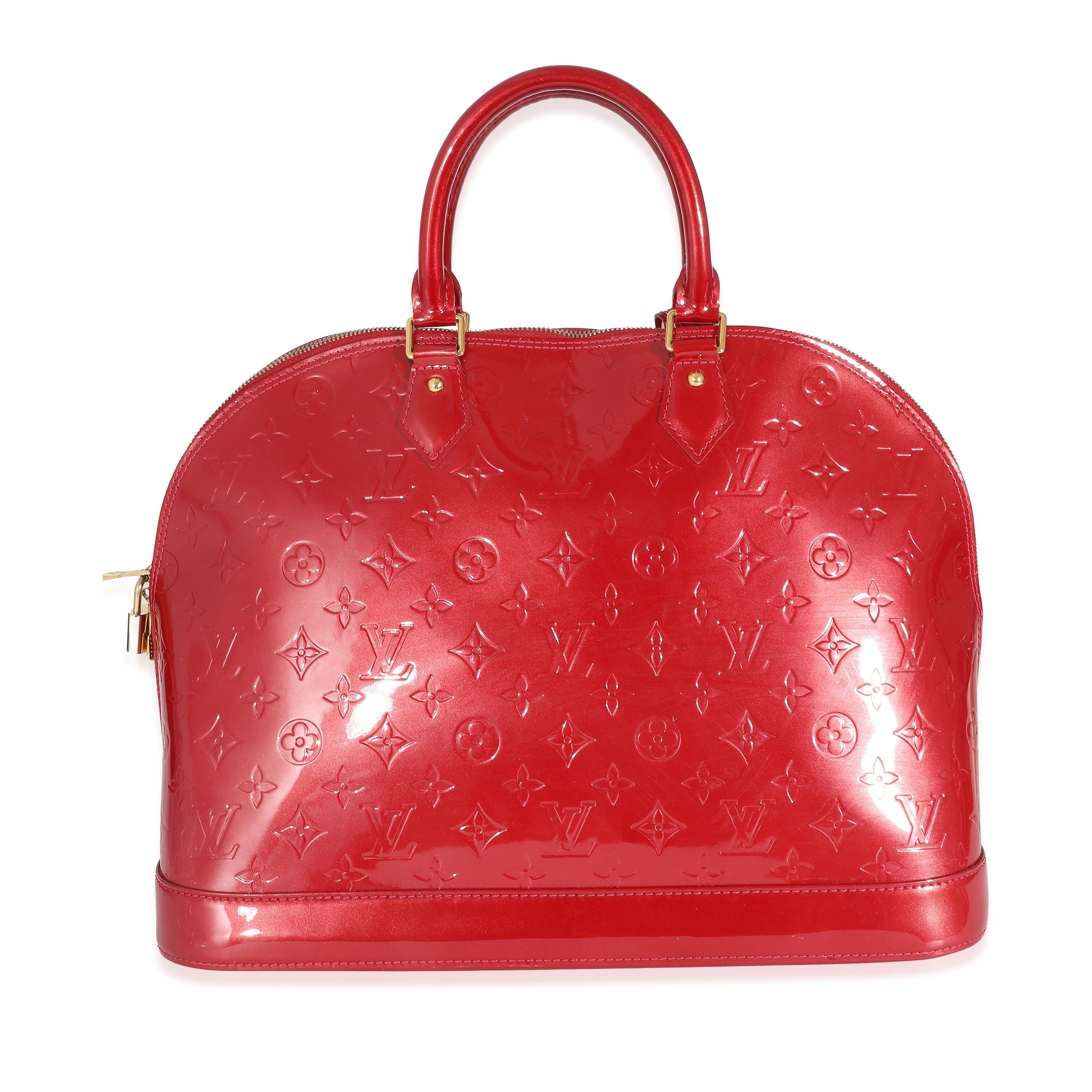 Louis Vuitton Louis Vuitton Pomme dAmour Monogram Vernis Alma GM