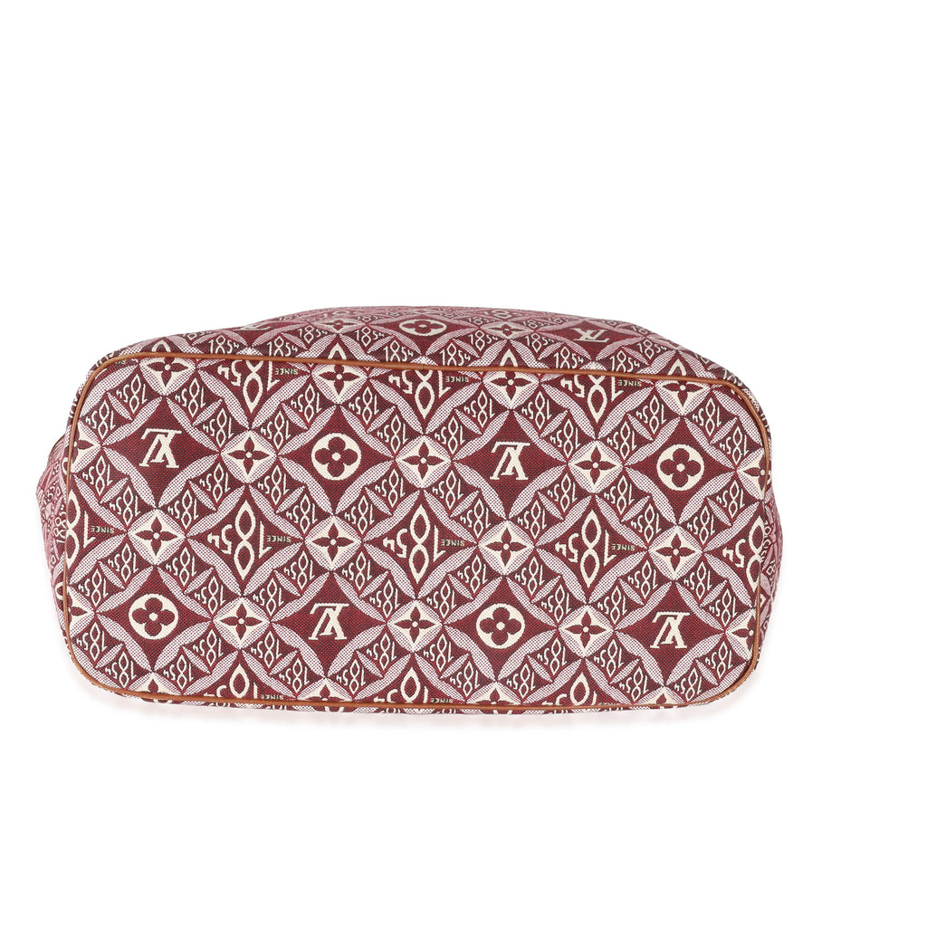 Louis Vuitton Bordeaux Jacquard Since 1854 Neverfull MM