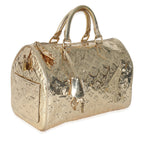 Louis Vuitton Louis Vuitton Gold Monogram Miroir Vinyl Speedy 30