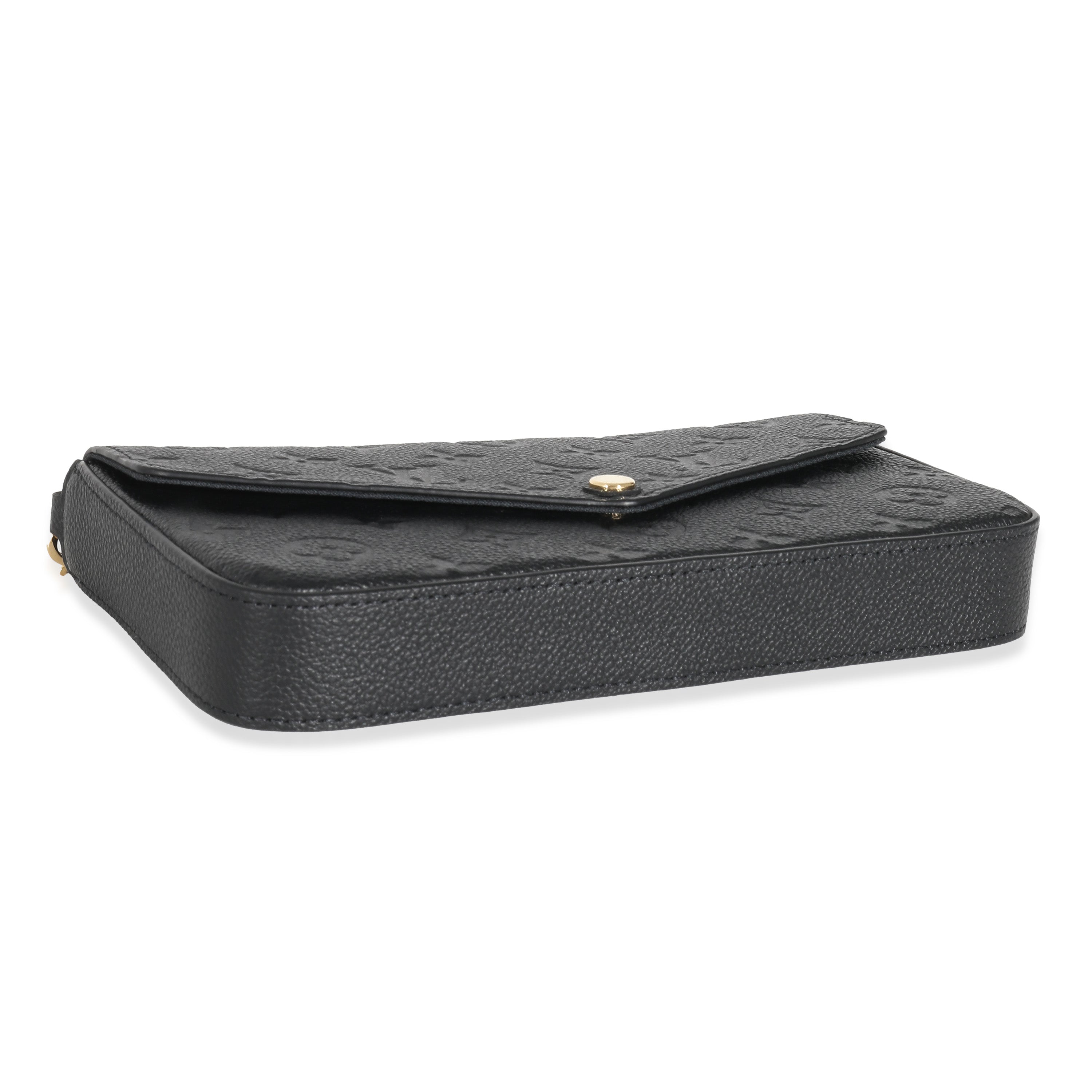 Louis Vuitton Louis Vuitton Black Monogram Empreinte Félicie Pochette