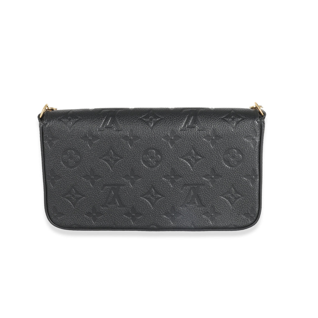 Louis Vuitton Louis Vuitton Black Monogram Empreinte Félicie Pochette