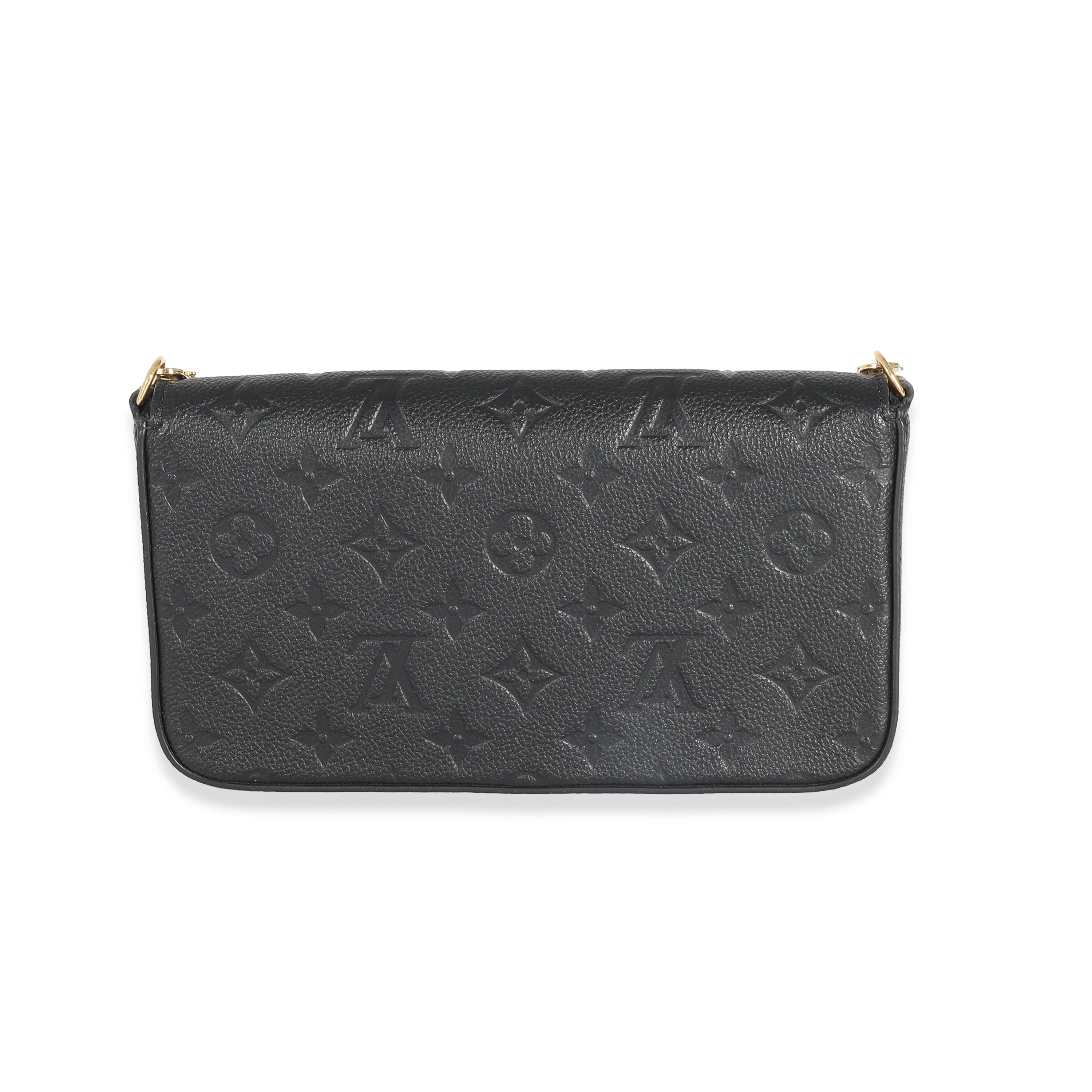 Louis Vuitton Louis Vuitton Black Monogram Empreinte Félicie Pochette