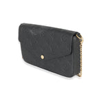 Louis Vuitton Louis Vuitton Black Monogram Empreinte Félicie Pochette