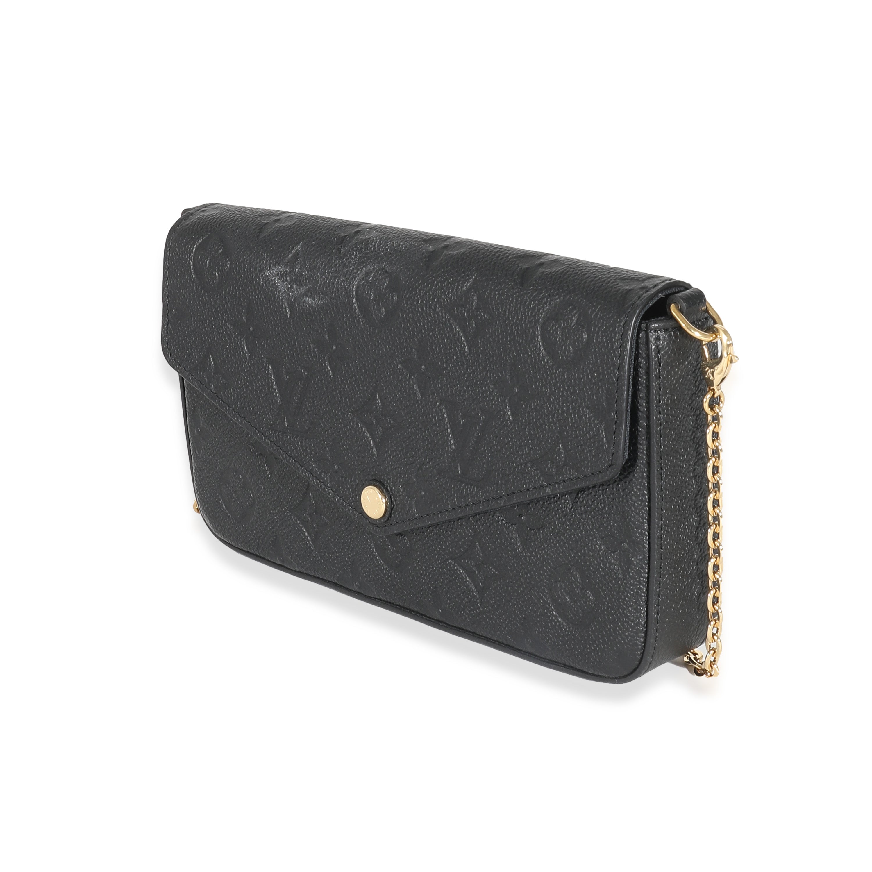 Louis Vuitton Louis Vuitton Black Monogram Empreinte Félicie Pochette