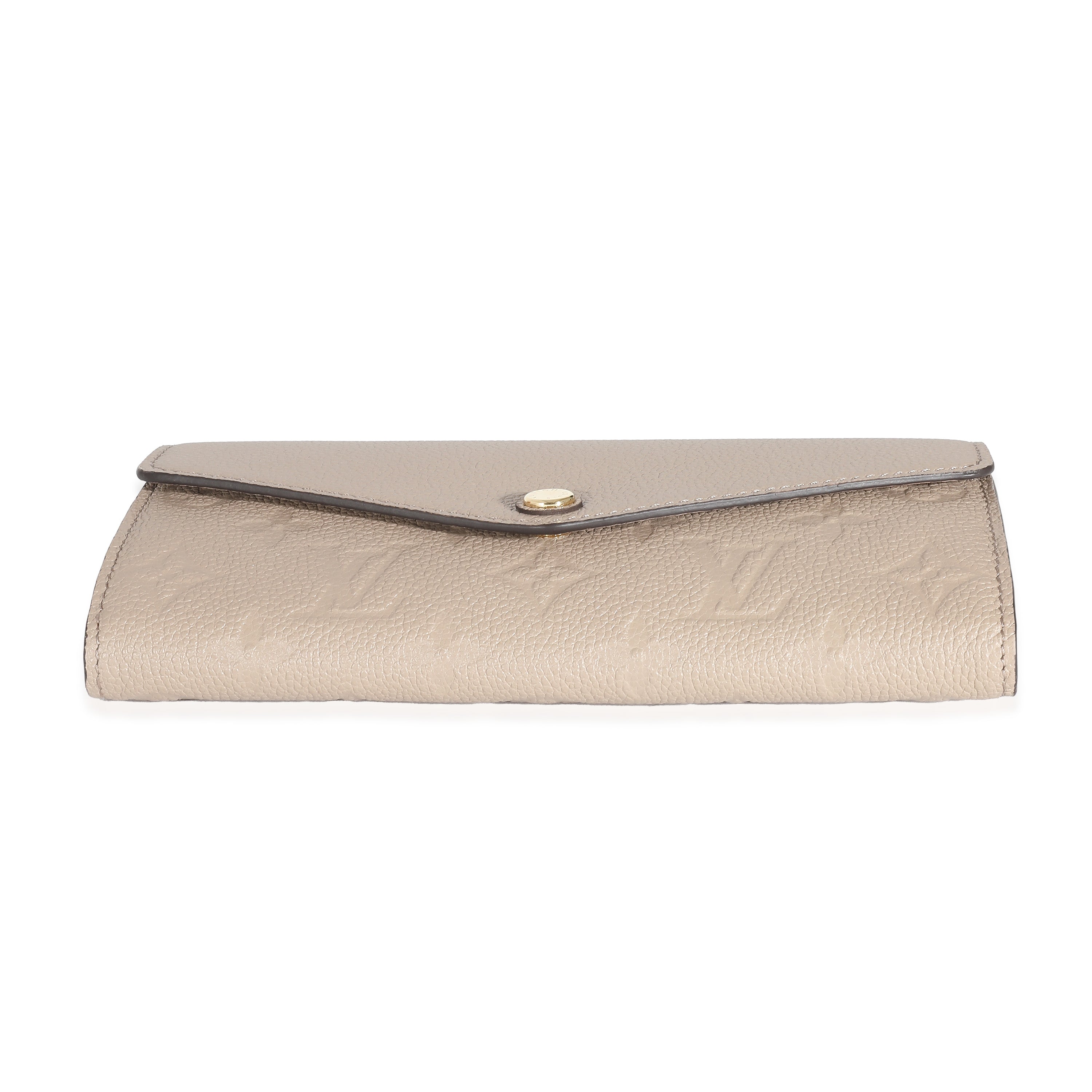 Louis Vuitton Louis Vuitton Tourterelle Monogram Empreinte Sarah Wallet