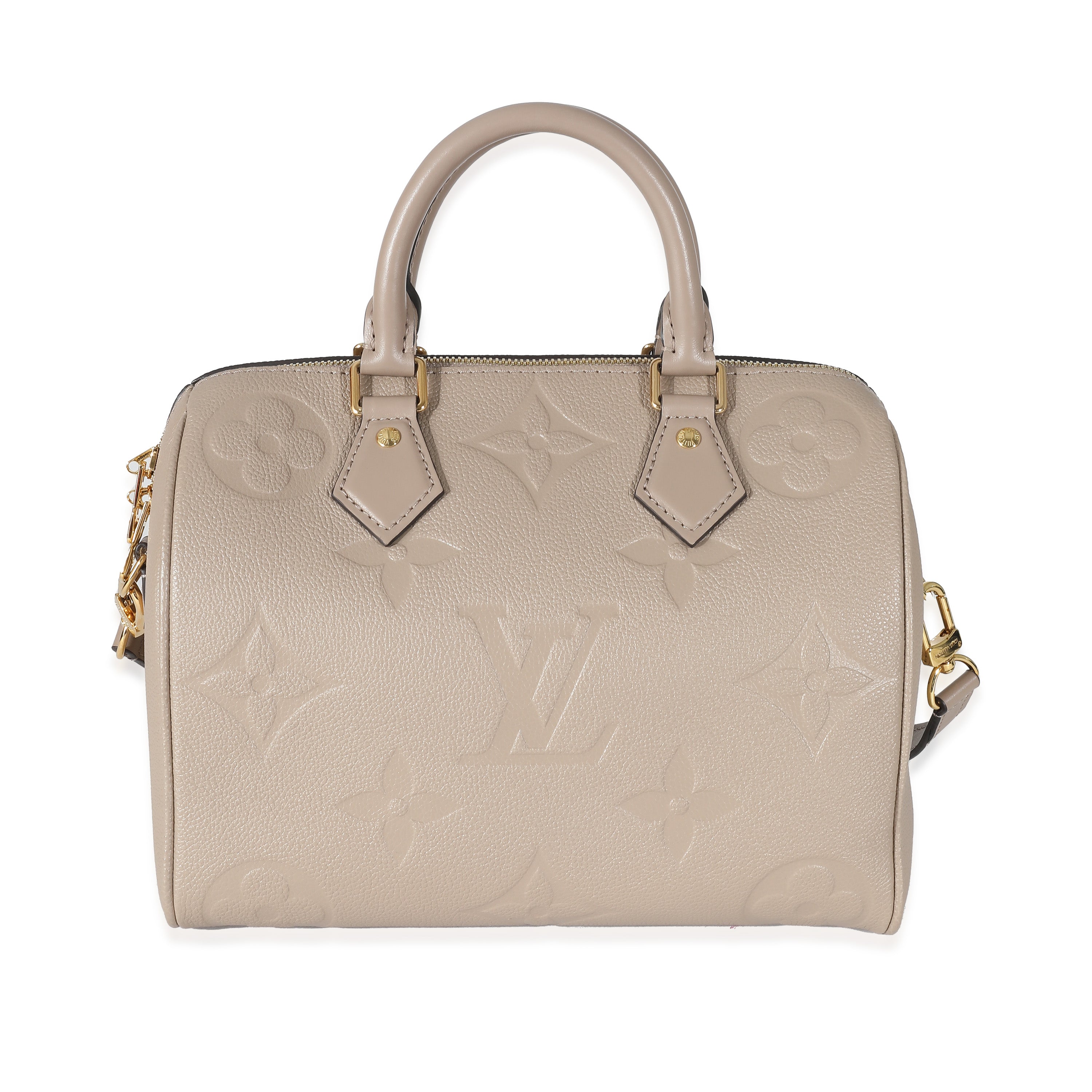 Louis Vuitton Louis Vuitton Turtledove Monogram Empreinte Speedy Bandoulière 25