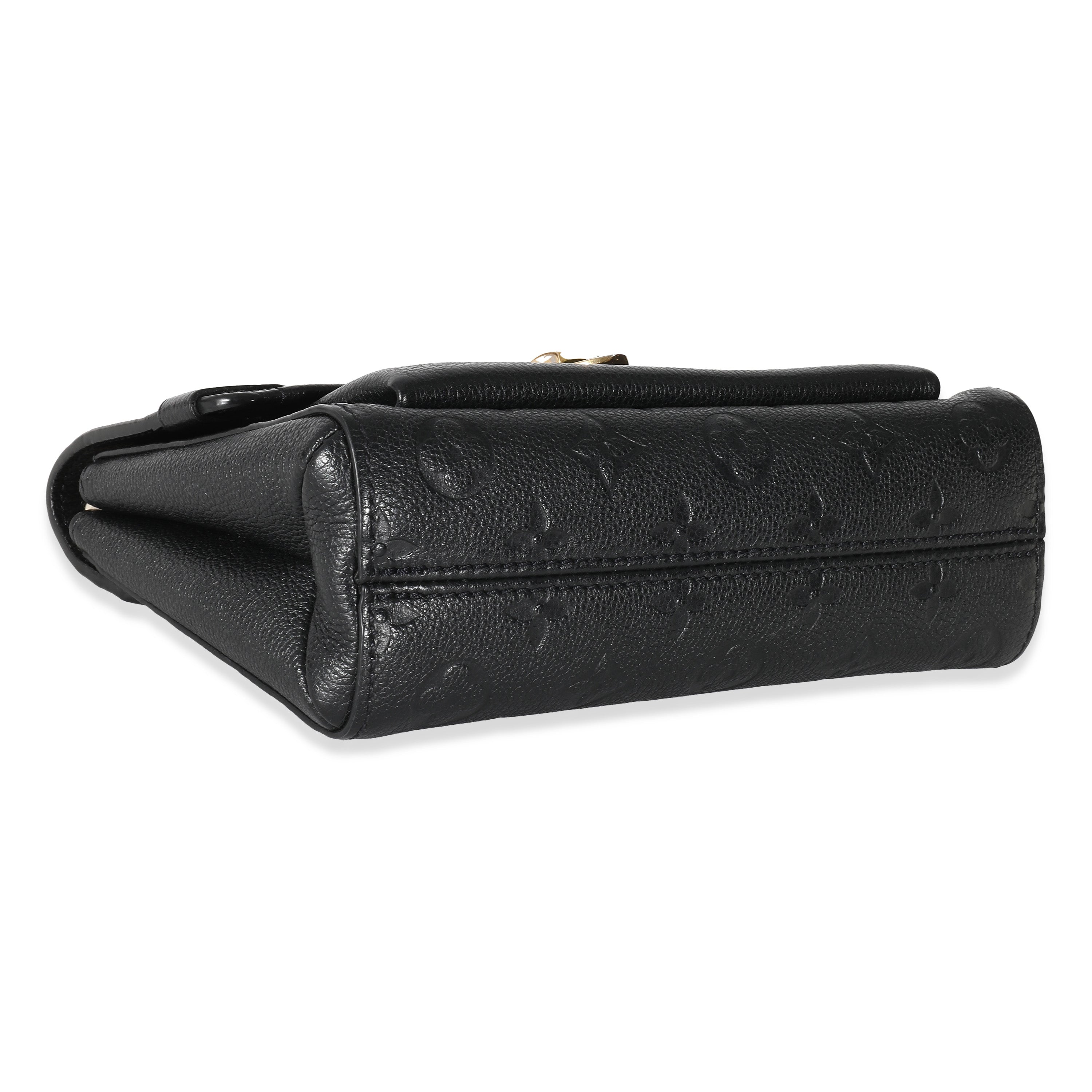 Louis Vuitton Louis Vuitton Black Monogram Empreinte Vavin BB