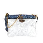 Louis Vuitton Louis Vuitton Navy Silver Econyl Maxi Multi Pochette Accessoires