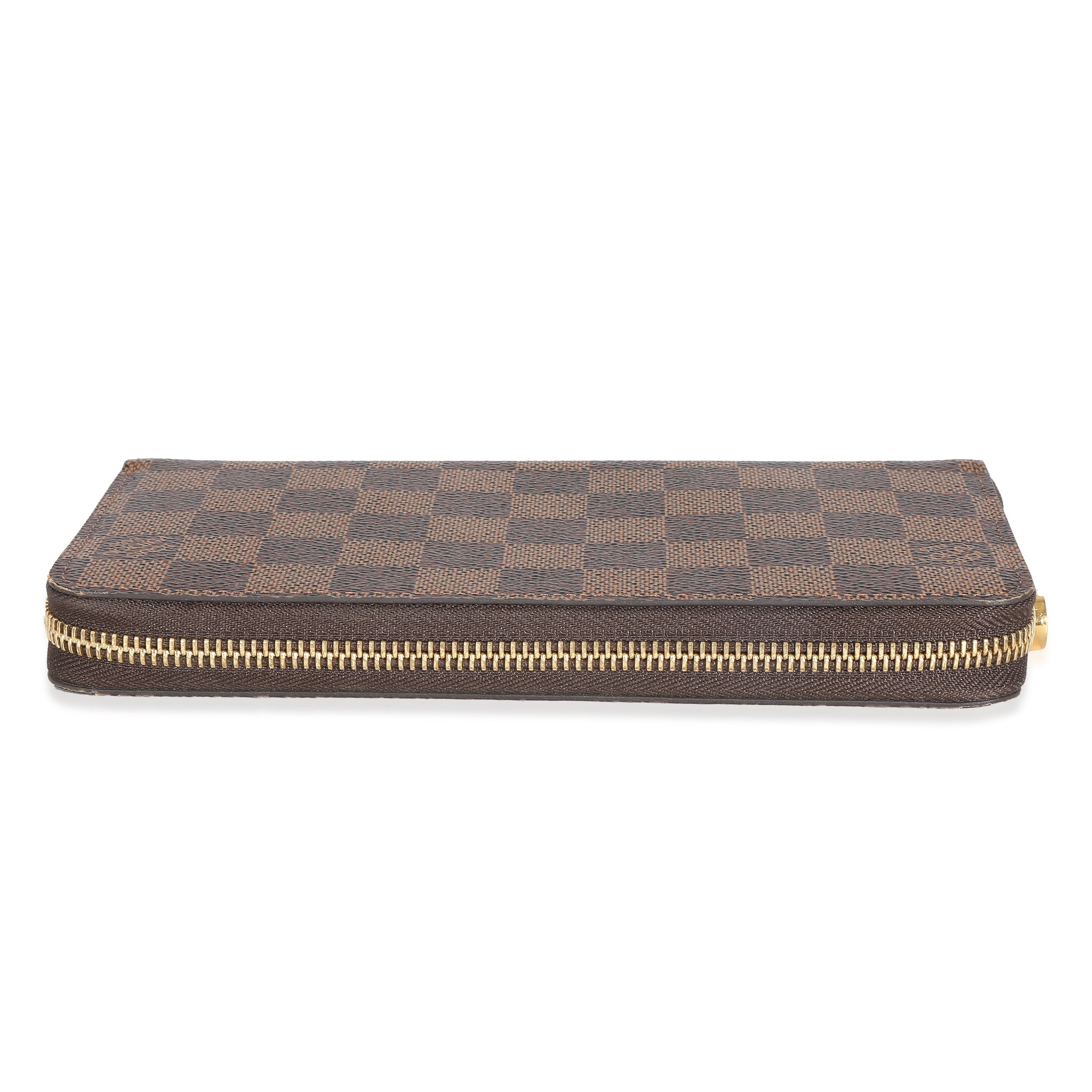 Louis Vuitton Louis Vuitton Damier Ebene Canvas Zippy Wallet
