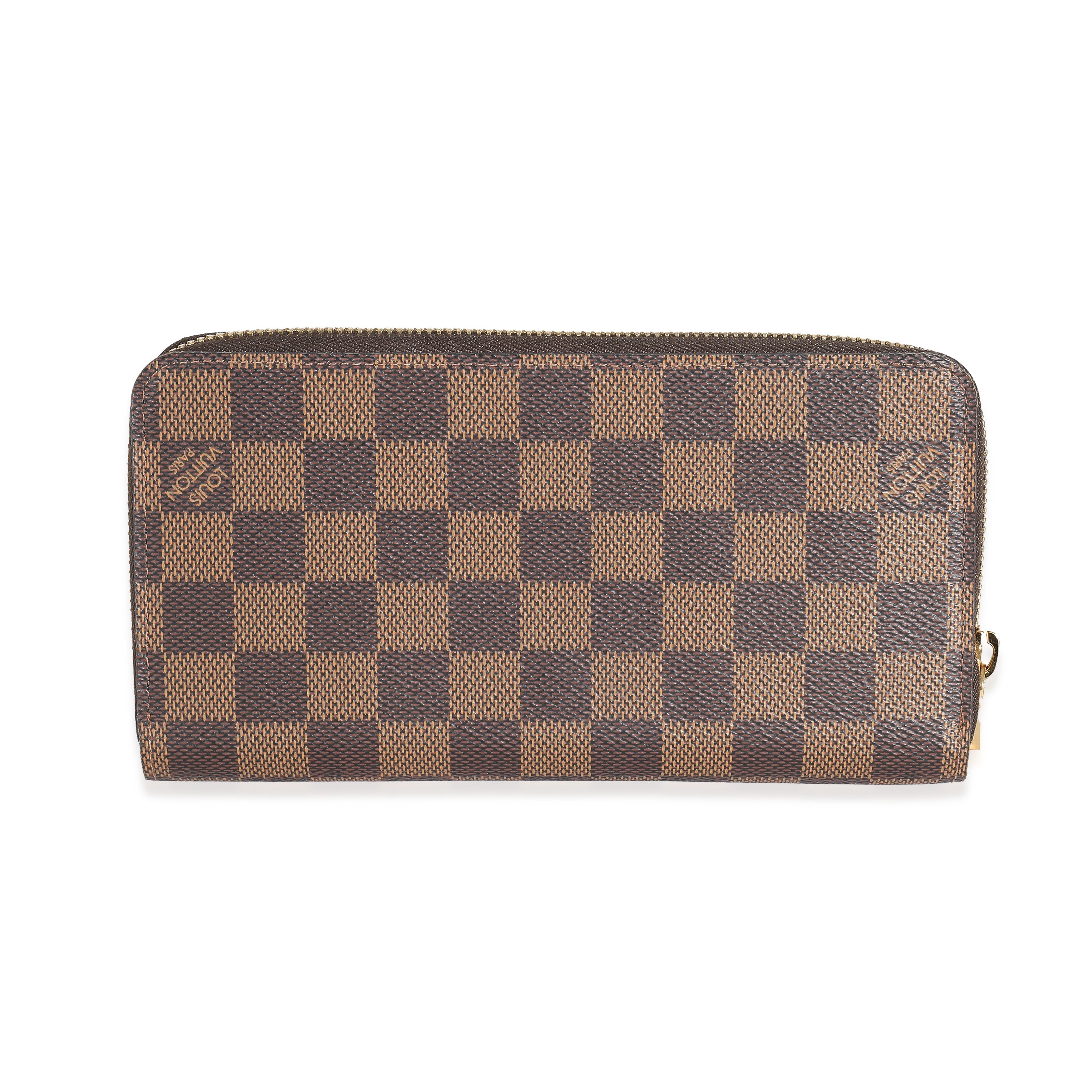 Louis Vuitton Louis Vuitton Damier Ebene Canvas Zippy Wallet