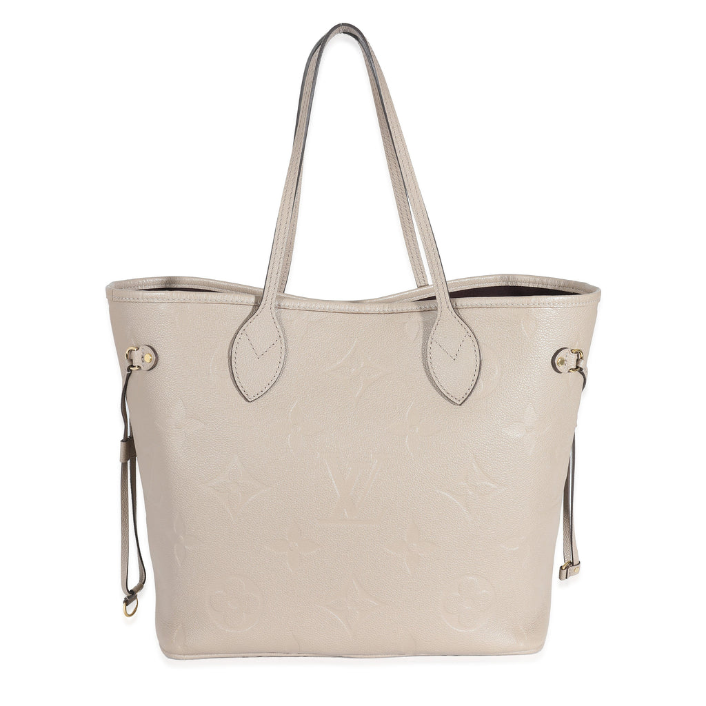 Louis Vuitton Louis Vuitton Turtledove Monogram Empreinte Neverfull MM