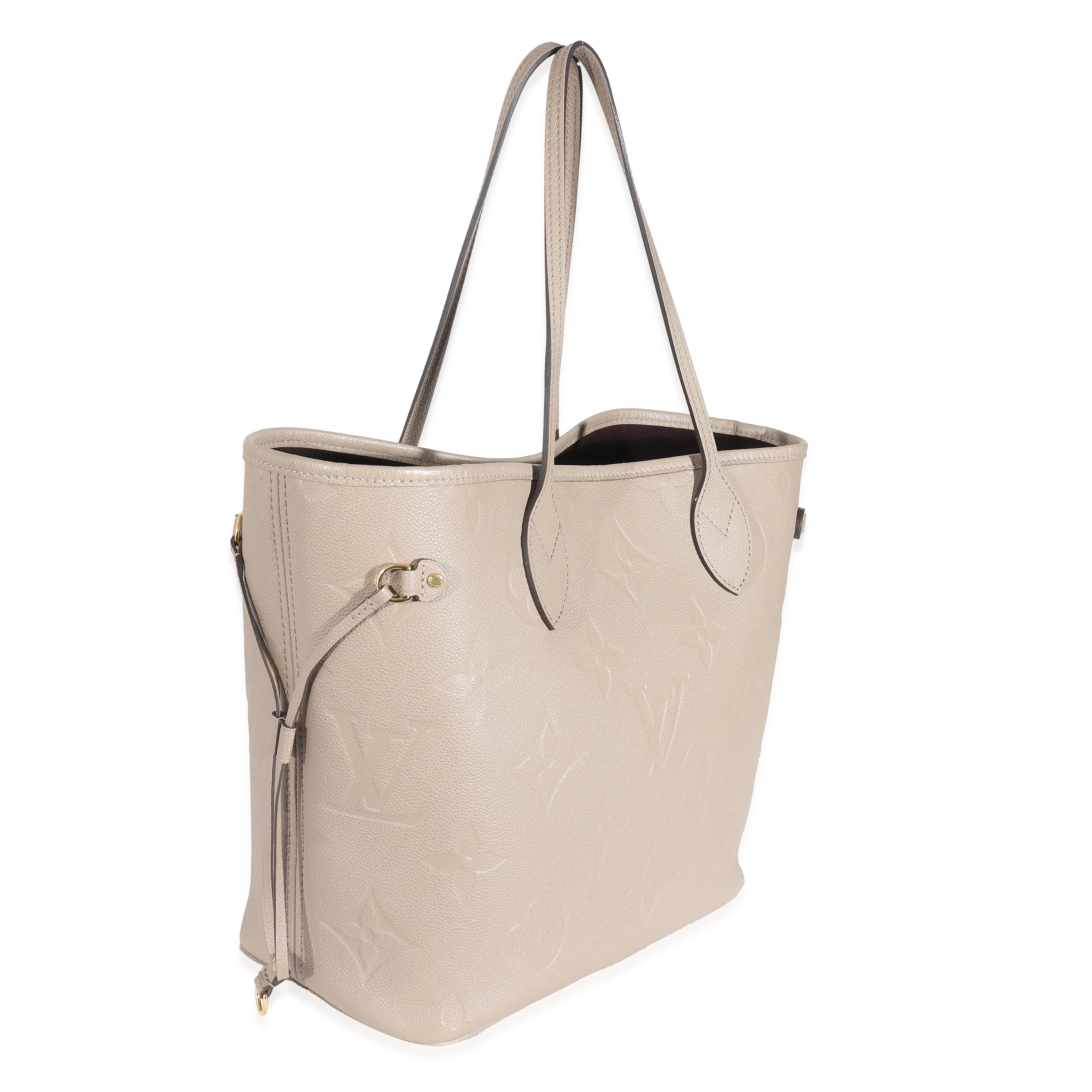 Louis Vuitton Louis Vuitton Turtledove Monogram Empreinte Neverfull MM