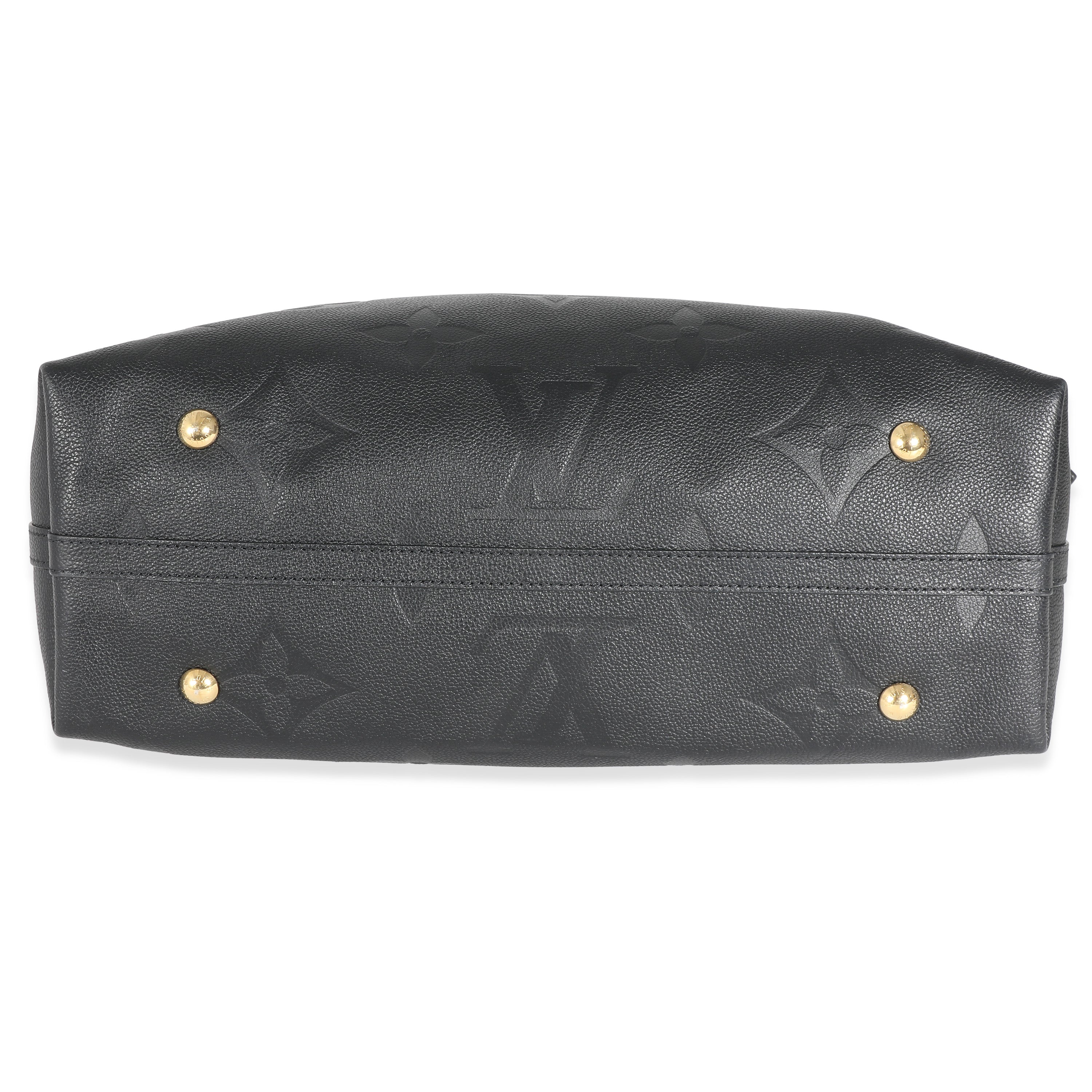 Louis Vuitton Louis Vuitton Black Monogram Empreinte CarryAll MM