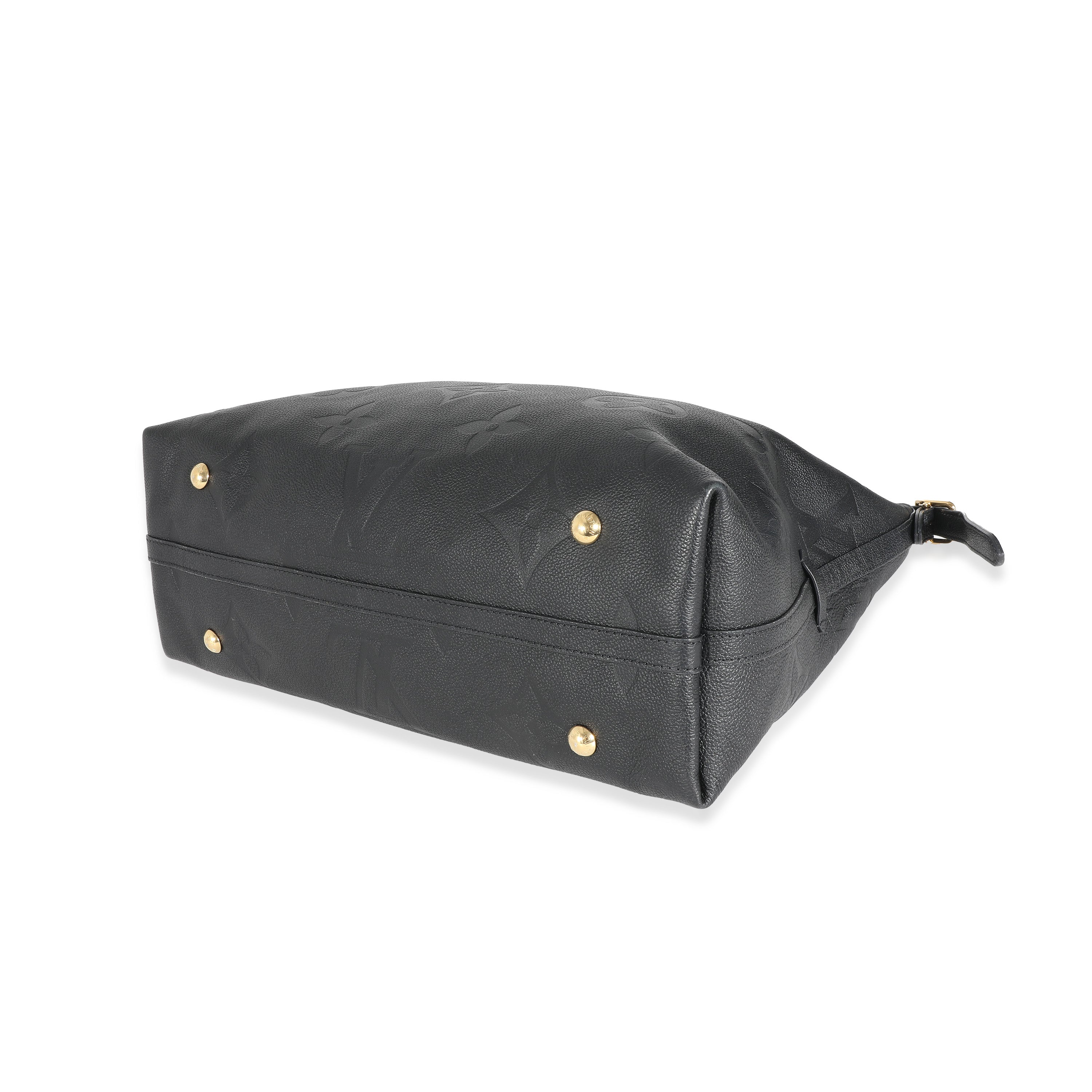 Louis Vuitton Louis Vuitton Black Monogram Empreinte CarryAll MM