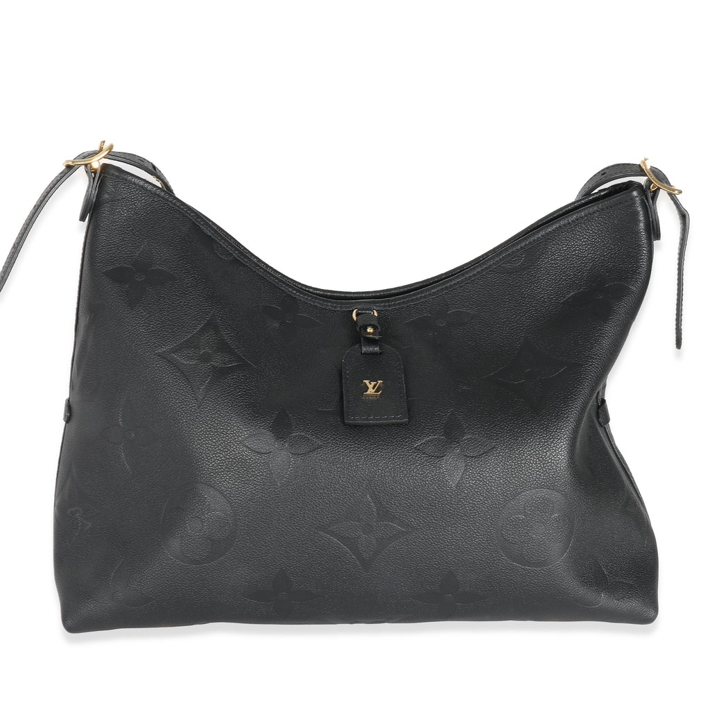 Louis Vuitton Louis Vuitton Black Monogram Empreinte CarryAll MM