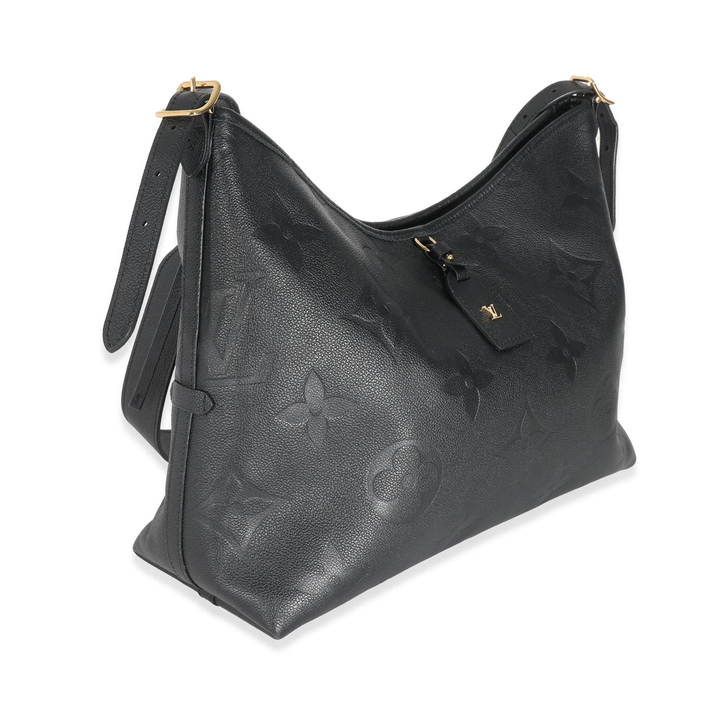 Louis Vuitton Louis Vuitton Black Monogram Empreinte CarryAll MM