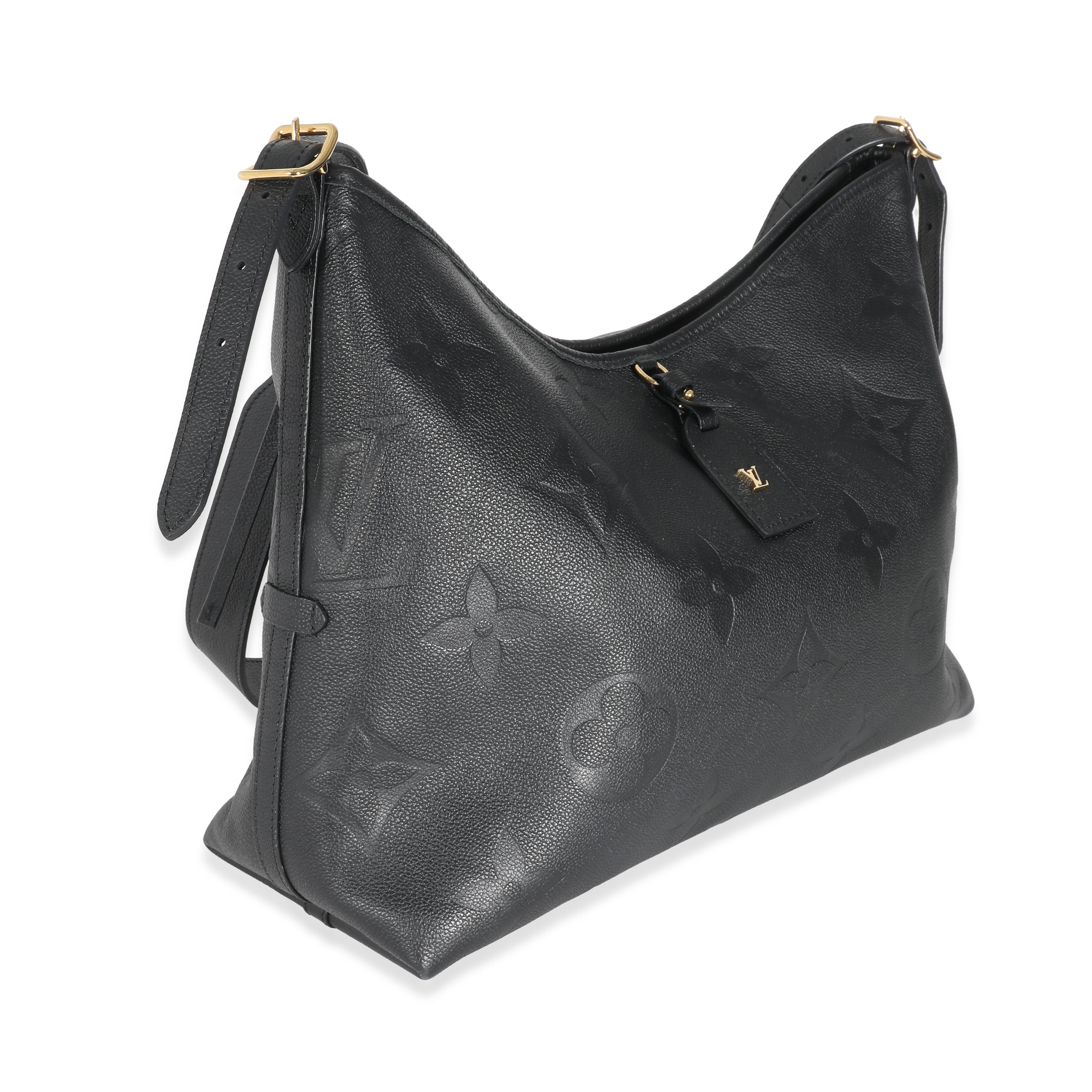 Louis Vuitton Louis Vuitton Black Monogram Empreinte CarryAll MM