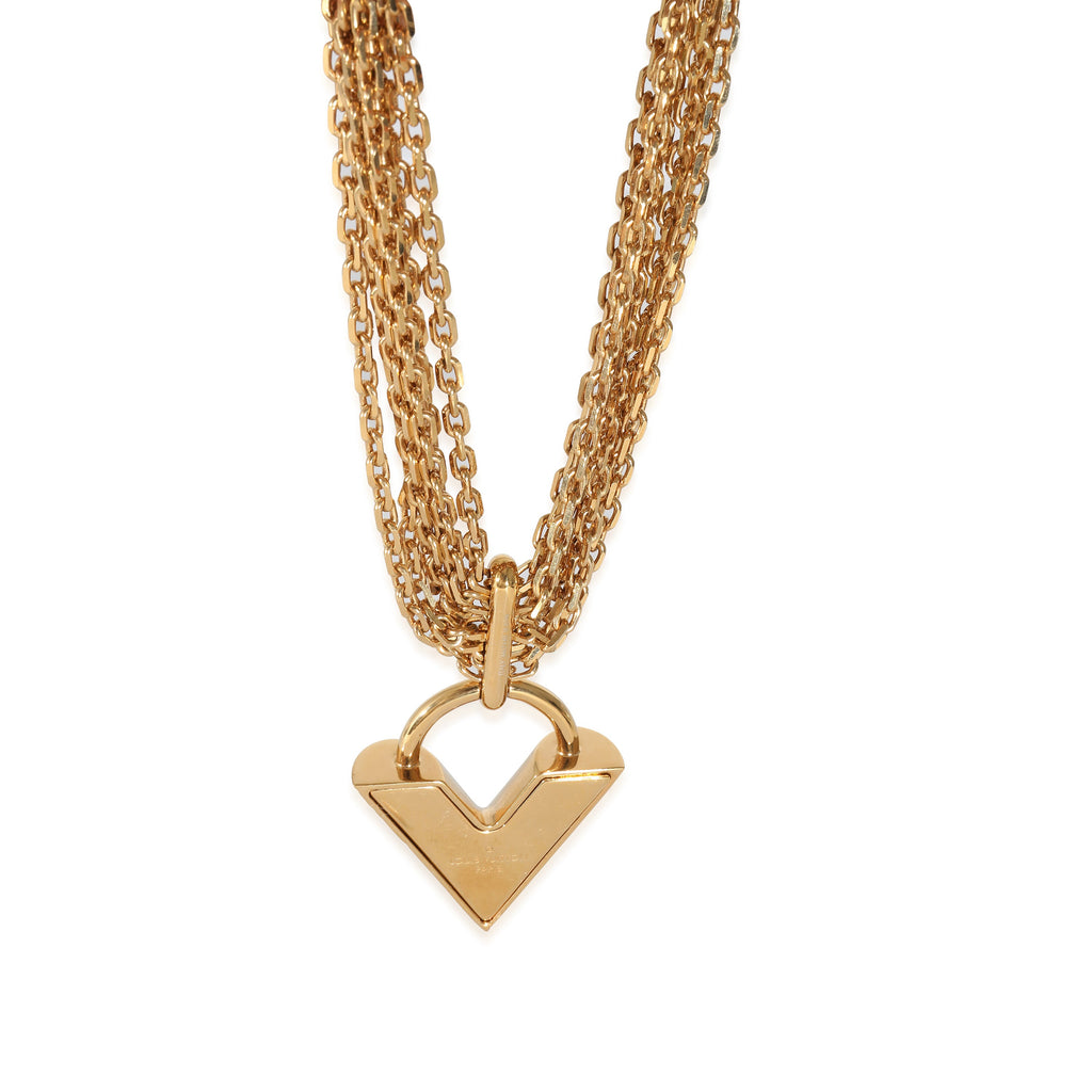 Louis Vuitton Essential V Multi-Strand Necklace in  Base Metal