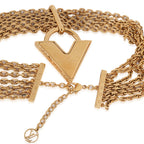 Louis Vuitton Essential V Multi-Strand Necklace in  Base Metal