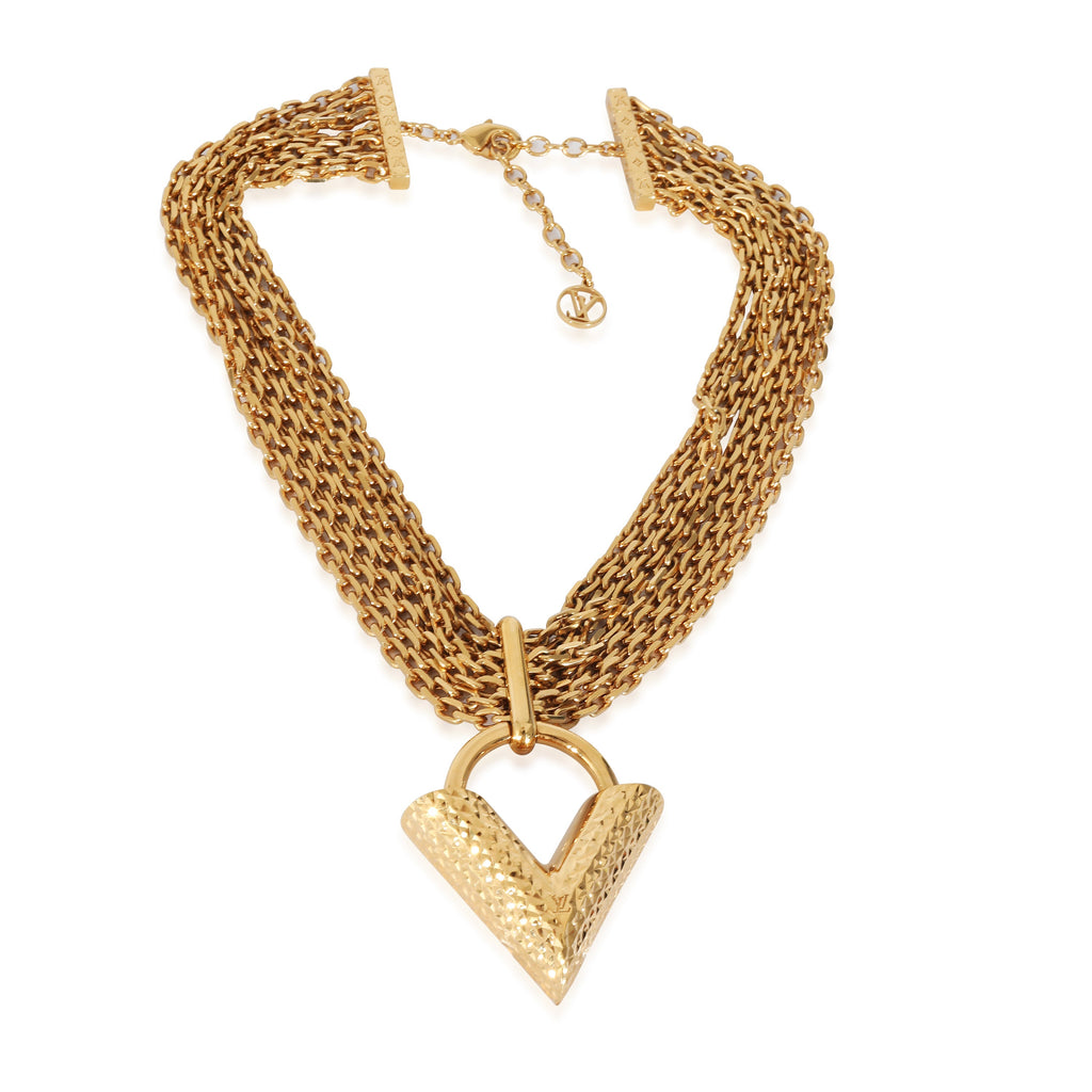 Louis Vuitton Essential V Multi-Strand Necklace in  Base Metal