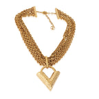 Louis Vuitton Essential V Multi-Strand Necklace in  Base Metal