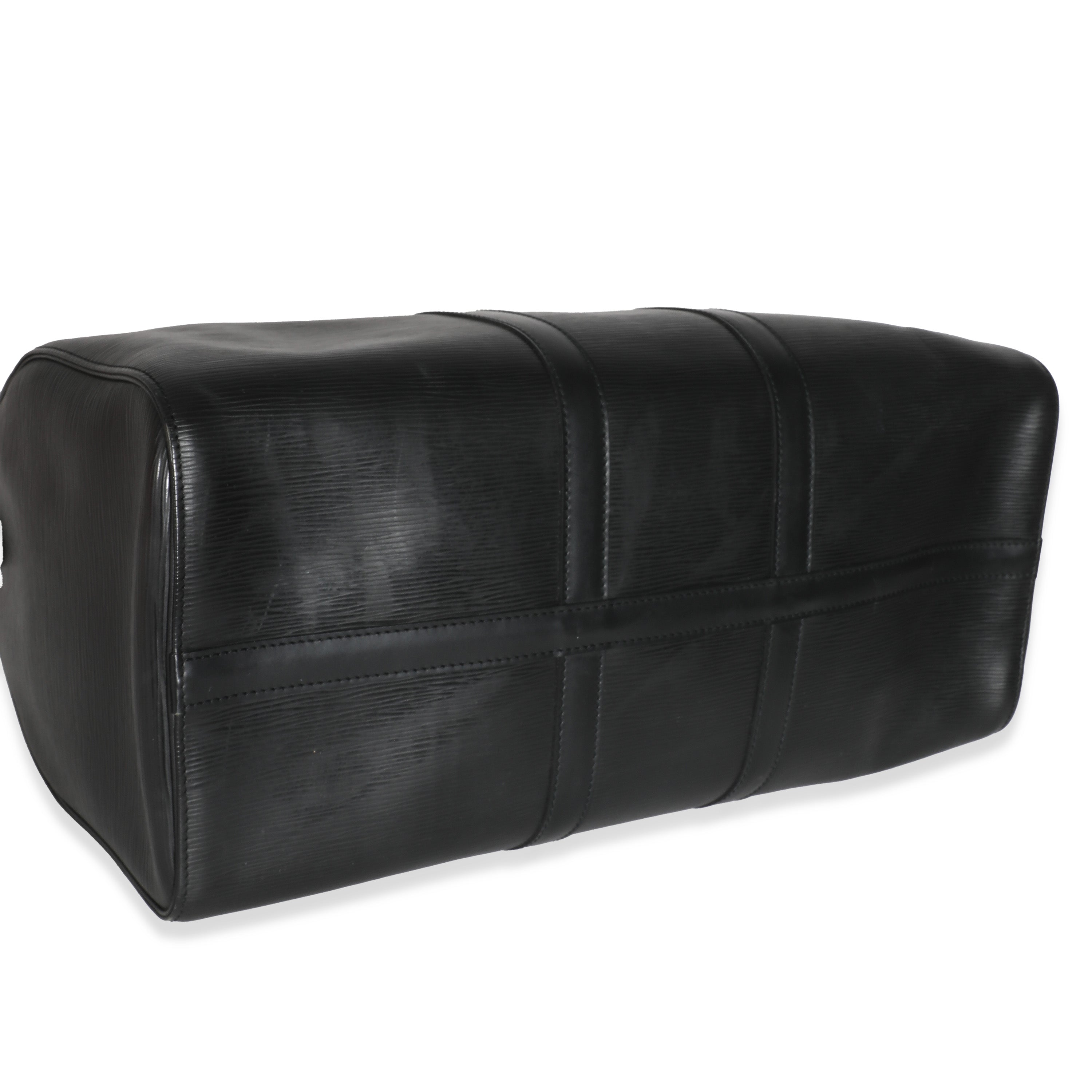 Louis Vuitton Louis Vuitton Black Epi Keepall 45