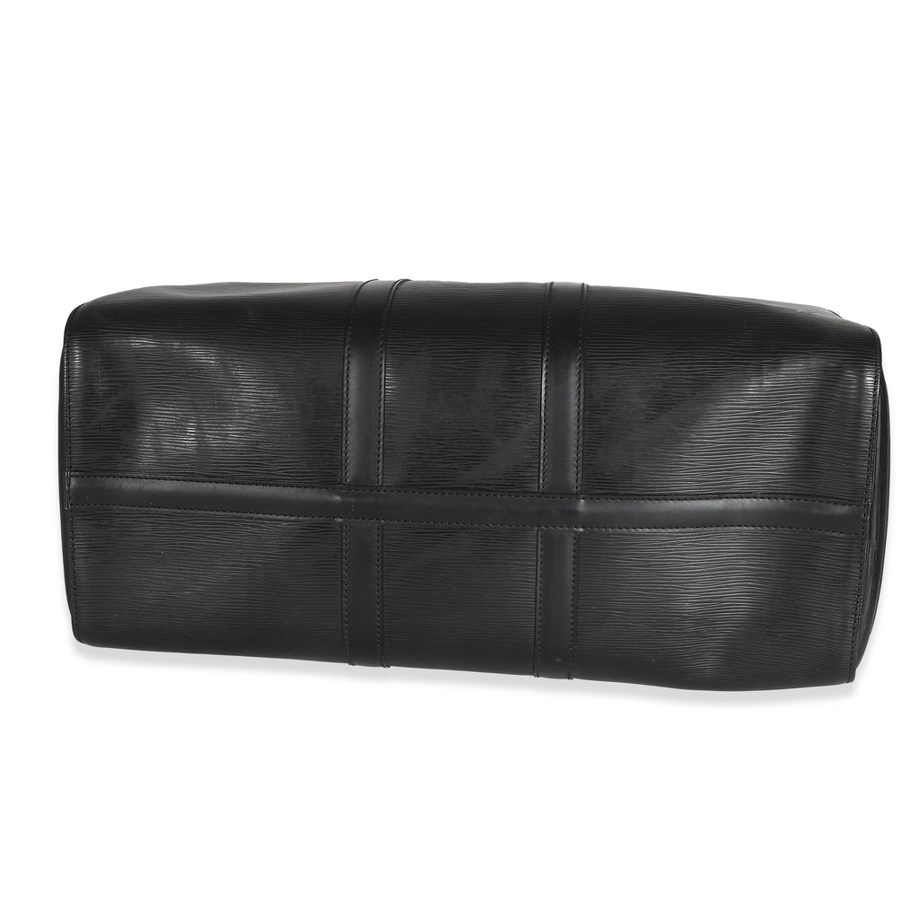 Louis Vuitton Louis Vuitton Black Epi Keepall 45