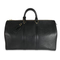 Louis Vuitton Louis Vuitton Black Epi Keepall 45