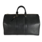 Louis Vuitton Louis Vuitton Black Epi Keepall 45