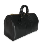 Louis Vuitton Louis Vuitton Black Epi Keepall 45