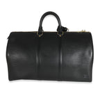 Louis Vuitton Louis Vuitton Black Epi Keepall 45