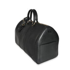 Louis Vuitton Louis Vuitton Black Epi Keepall 45