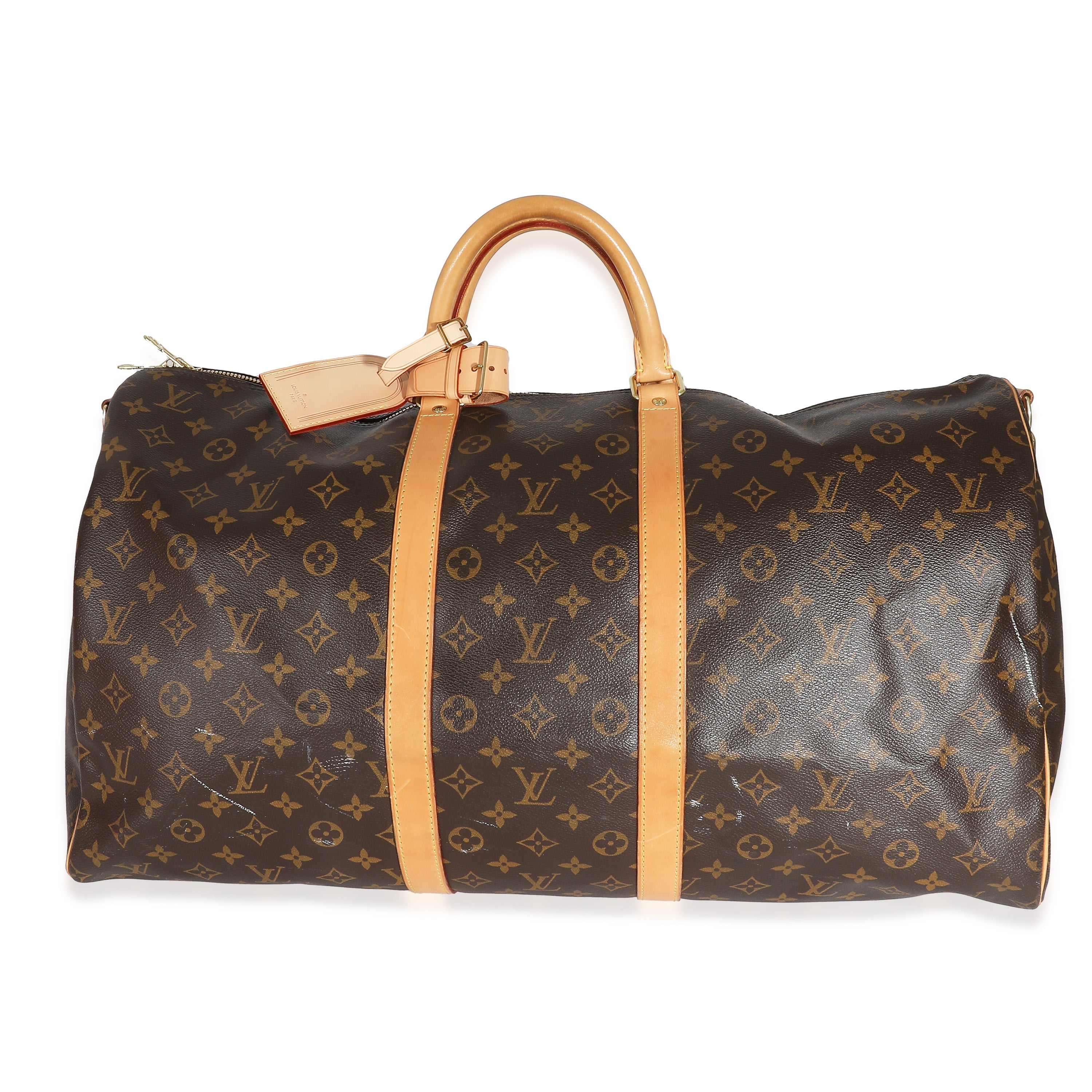 Louis Vuitton Louis Vuitton Monogram Canvas Keepall Bandouliere 55