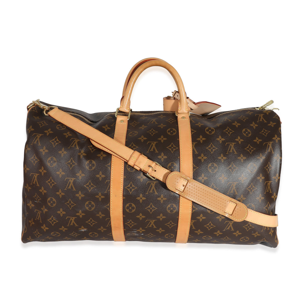Louis Vuitton Louis Vuitton Monogram Canvas Keepall Bandouliere 55
