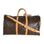 Louis Vuitton Louis Vuitton Monogram Canvas Keepall Bandouliere 55