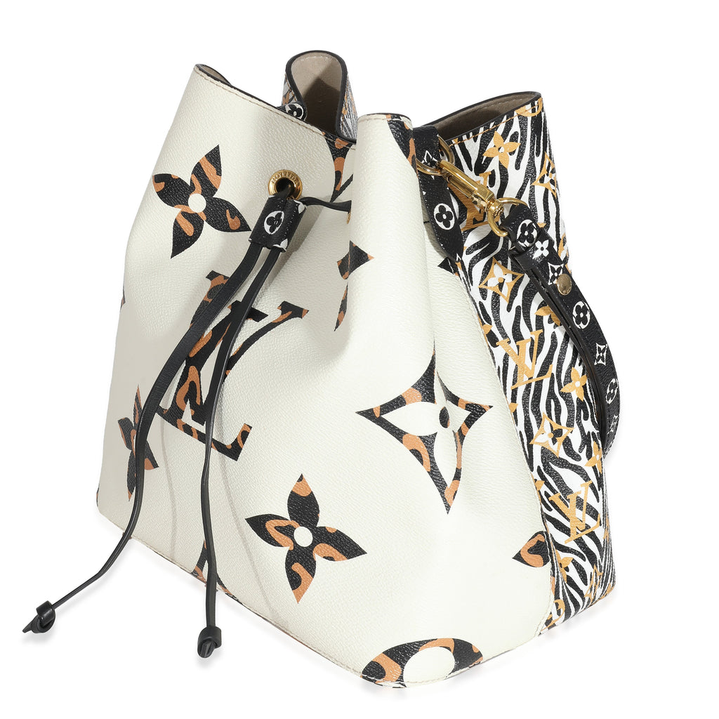 Louis Vuitton Louis Vuitton Ivory Monogram Giant Jungle Canvas NéoNoé MM