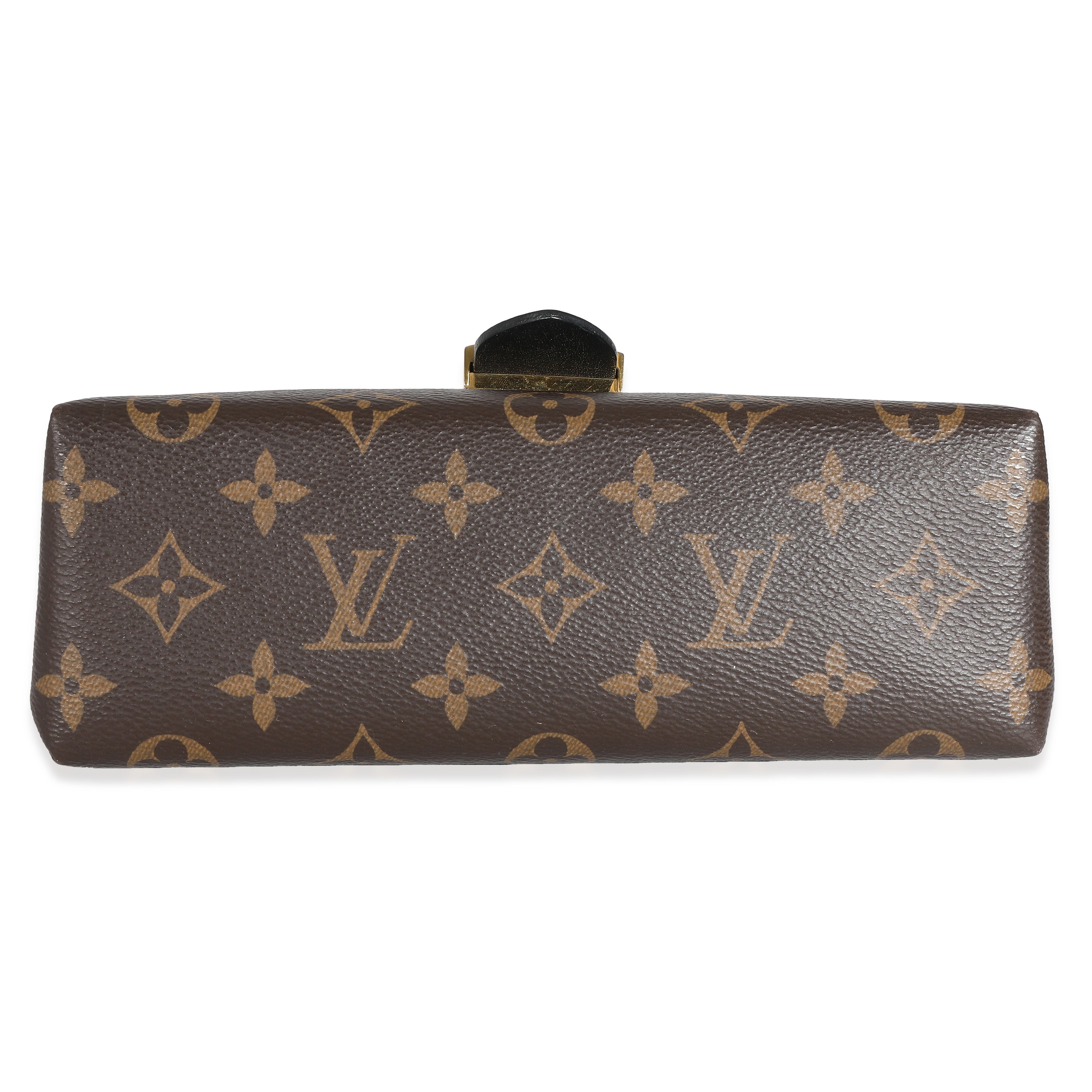 Louis Vuitton Louis Vuitton Black Calfskin Monogram Canvas Locky BB
