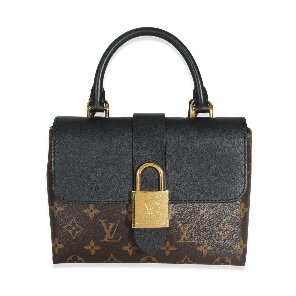 Louis Vuitton Louis Vuitton Black Calfskin Monogram Canvas Locky BB
