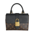 Louis Vuitton Louis Vuitton Black Calfskin Monogram Canvas Locky BB