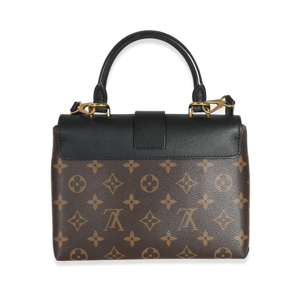 Louis Vuitton Louis Vuitton Black Calfskin Monogram Canvas Locky BB
