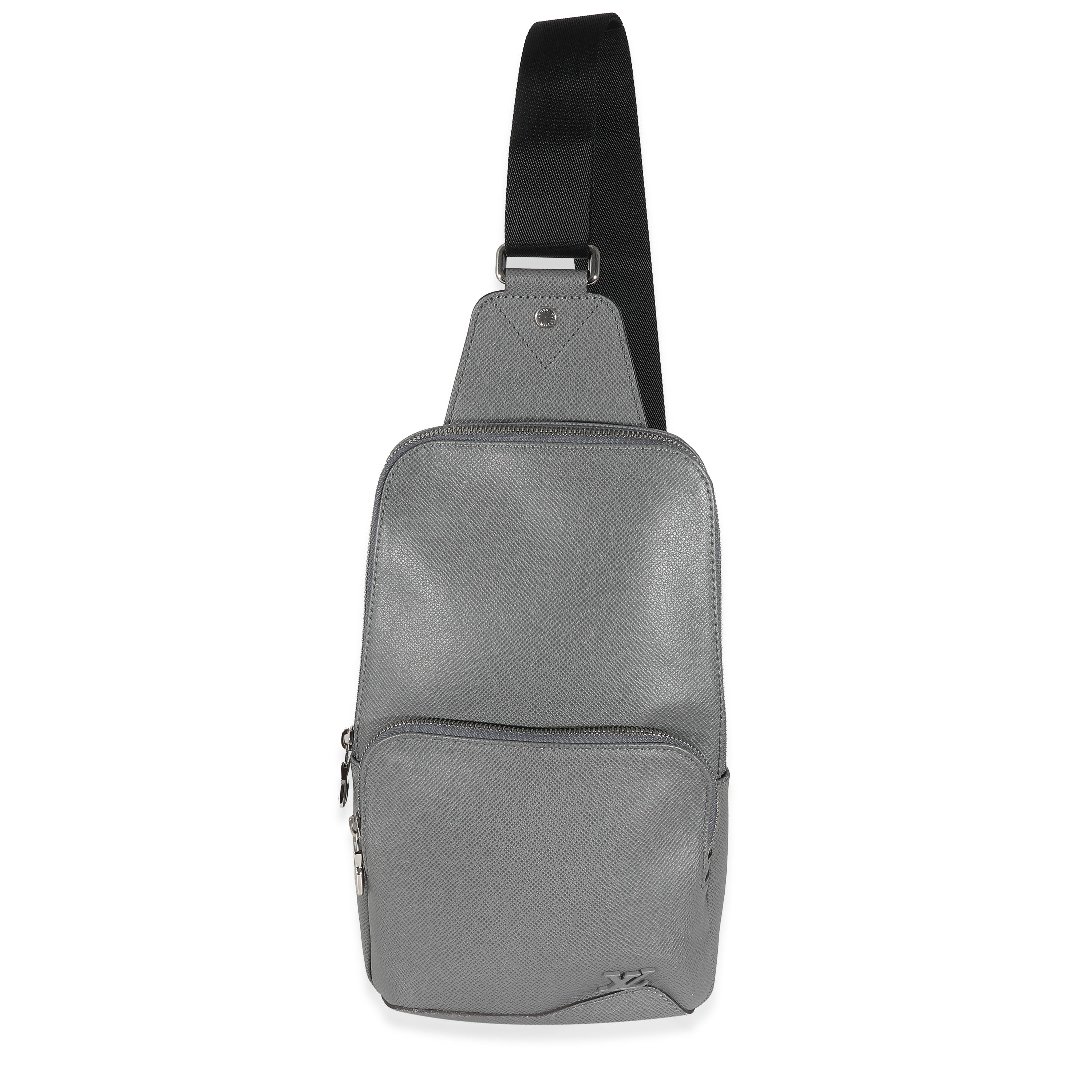 Louis Vuitton Grey Taiga Avenue Sling Bag
