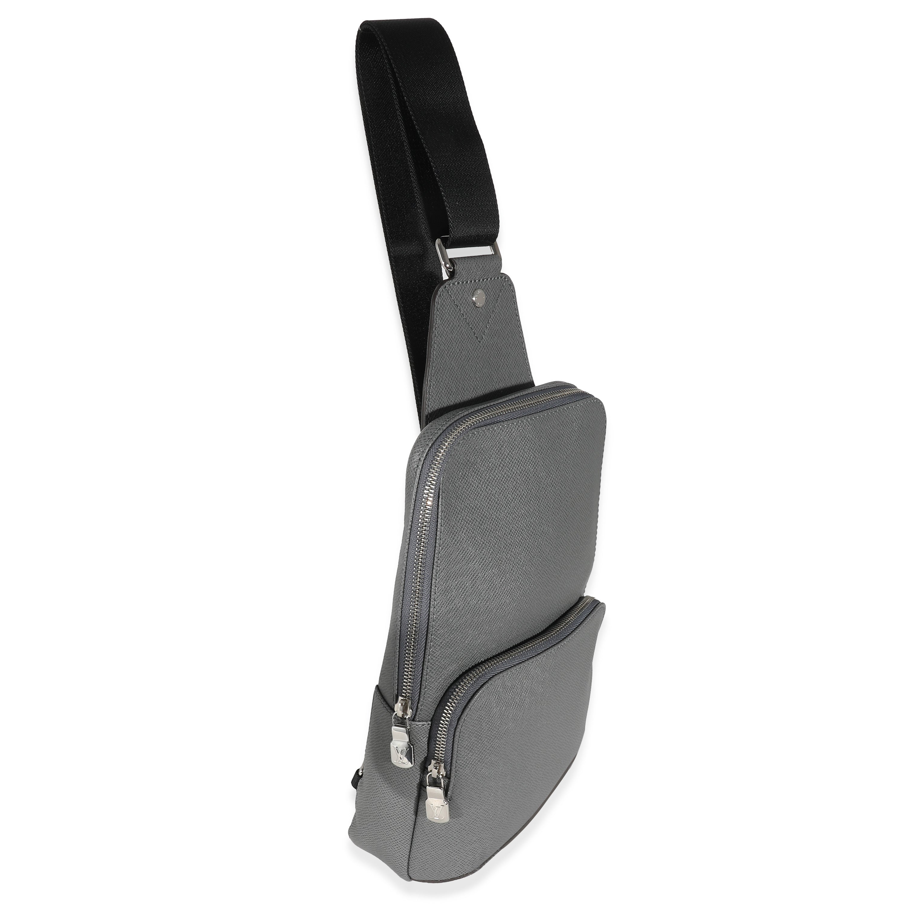 Louis Vuitton Grey Taiga Avenue Sling Bag