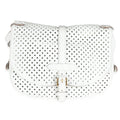 Louis Vuitton White Perforated Leather Sofia Coppola Flore Saumur