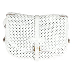 Louis Vuitton White Perforated Leather Sofia Coppola Flore Saumur