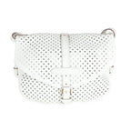 Louis Vuitton White Perforated Leather Sofia Coppola Flore Saumur